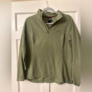 The North Face Olive Green Fleece Pullover